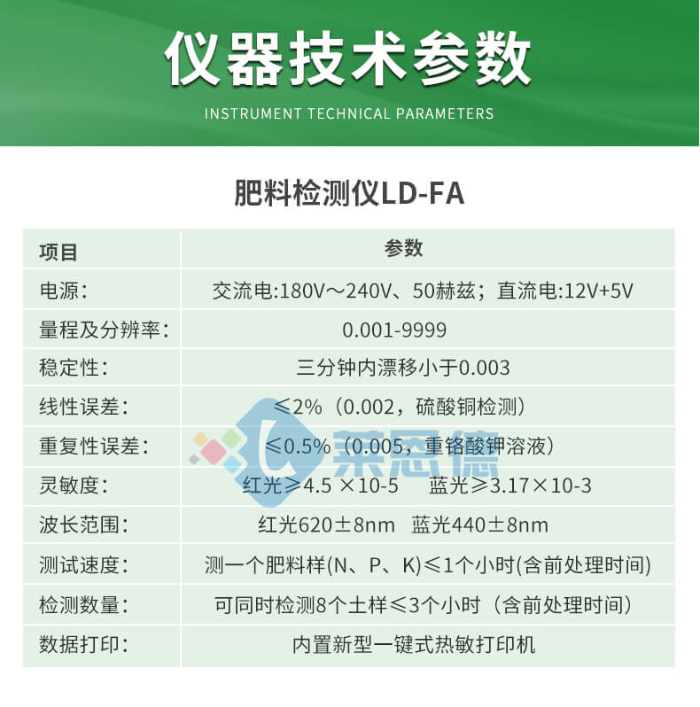 肥料成分檢測(cè)儀