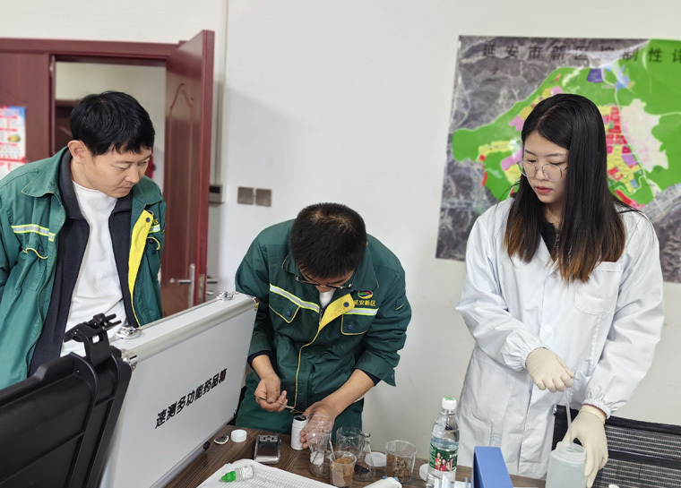 萊恩德土壤養(yǎng)分檢測儀入駐延安新區(qū)市政公用有限公司，檢測實(shí)力再升級